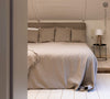 Rustic heavy unbleached linen bedspread has been carefully designed to suit a wide range of interior styles and blend perfectly in both classic and contemporary home spaces. Our linen bedspreads are extremely versatile.