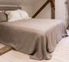 RUSTIC heavy linen bedspread