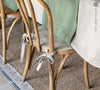 Natural Linen chair cover with soft padding inside