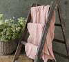 Quartz Rose Linen Bath Towel